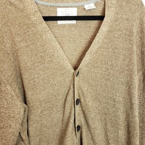 Original Weatherproof Vintage Tan XL Cardigan